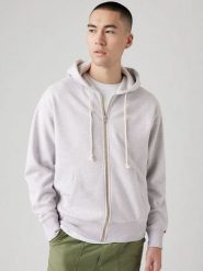 Levi's Bluza w kolorze jasnoszarym rozmiar: M. Szare bluzy z kapturem męskie Levi's, m, z bawełny. Za 150.37 zł.