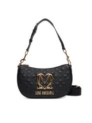 LOVE MOSCHINO Torebka JC4301PP0MK1200A Czarny. Czarne torebki klasyczne damskie Love Moschino, bez wzorów, ze skóry, bez dodatków. Za 759.99 zł.