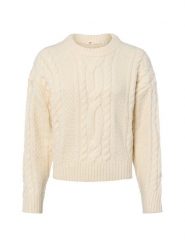 Levi's sweter z dzianiny z zawartością wełny Kobiety biały|beżowy, M. Białe swetry klasyczne damskie Levi's, m, z dzianiny, bez kołnierzyka. Za 449.95 zł.