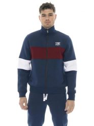 Bluza męska Leone 1947 Apparel Soft Basic ze stójką i zamkiem na zimę. Niebieskie bluzy bez kaptura męskie LEONE 1947 APPAREL, m, z bawełny. Za 126.26 zł.