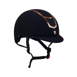 Czapka z daszkiem welurowa z kolorową lamówką. Czerwone czapki męskie EQUESTRO, na lato, bez wzorów, z materiału. Za 400.90 zł.