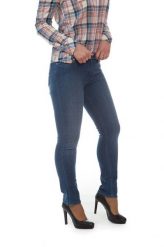 SPODNIE DAMSKIE LEE ELLY SLIM FRESH WORN L305IQXN 112106053. Spodnie materiałowe damskie Lee, bez wzorów, z jeansu. Za 199.99 zł.