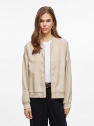 Vila Kurtka w kolorze beżowym rozmiar: 40. Brązowe kurtki damskie Vila, bez wzorów, bez kaptura. Za 113.36 zł.