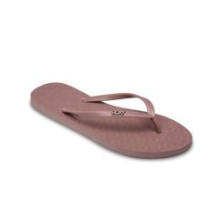 Japonki plażowe damskie Roxy VIVA IV. Brązowe klapki damskie Roxy, bez wzorów, bez obcasa. Za 74.99 zł.