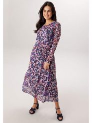 Aniston Sukienka w kolorze fioletowo-granatowym rozmiar: 42. Niebieskie sukienki damskie Aniston, bez wzorów, bez kołnierzyka, bez ramiączek, maxi. Za 217.99 zł.
