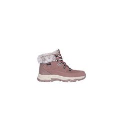 Buty damskie SKECHERS Trego Snow Worries. Brązowe trapery damskie Skechers, bez obcasa. Za 339.99 zł.