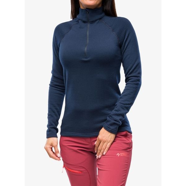 Bluza termiczna damska Houdini Desoli Thermal Half Zip. Niebieskie bluzy bez kaptura damskie Houdini, xs. W wyprzedaży za 1,009.15 zł.