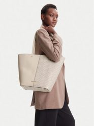 MICHAEL Michael Kors Torebka Flora 30T5GFFT3B Kremowy. Białe torebki klasyczne damskie MICHAEL Michael Kors, bez wzorów, bez dodatków. Za 1,449.00 zł.
