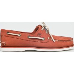 Timberland - Mokasyny Classic Boat. Brązowe mokasyny męskie Timberland, z materiału. W wyprzedaży za 479.90 zł.