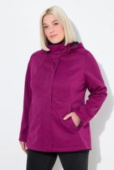 Damskie Kurtka softshell HYPRAR wodoodporna kaptur. Fioletowe kurtki damskie Ulla Popken, m, bez wzorów, z materiału, z kapturem. Za 479.99 zł.