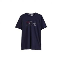 Koszulka sportowa męska Fila Sofades Logo Tee. Niebieskie t-shirty sportowe męskie Fila, m, bez ramiączek. Za 165.00 zł.
