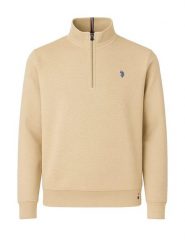 U.S. Polo Assn. Bluza w kolorze beżowym rozmiar: L. Brązowe bluzy bez kaptura męskie U.S. Polo Assn., l, z bawełny. Za 139.45 zł.