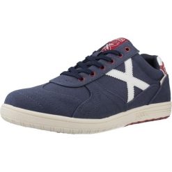 Buty MUNICH G-3 CANVAS Niebieski. Niebieskie buty trekkingowe męskie munich, z syntetyku, bez zapięcia, trekkingowe. Za 322.99 zł.