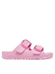 Birkenstock Klapki Arizona Big Buckle Eva 1029642 Różowy. Czerwone klapki damskie Birkenstock, bez wzorów, z tworzywa sztucznego, bez obcasa. Za 236.00 zł.