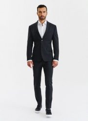 PAKO LORENTE – Spodnie garniturowe P22WF-6G-039-C-S. Czarne spodnie wizytowe męskie Pako Lorente, z lycry. Za 349.99 zł.