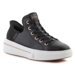 Buty Skechers Slip-Ins: Snoop One - Og Leather W 186001-BLK czarne. Czarne buty sportowe na co dzień damskie bez wzorów. Za 681.40 zł.
