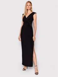 Lauren Ralph Lauren Sukienka wieczorowa 253863940001 Czarny Slim Fit. Czarne sukienki damskie Lauren Ralph Lauren, bez wzorów, z syntetyku, wizytowe, bez kołnierzyka, bez ramiączek. Za 1,169.00 zł.