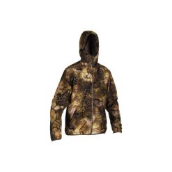 Kurtka myśliwska SILENT Imper 500 camo. Brązowe kurtki męskie SOLOGNAC, m, bez wzorów, z materiału. Za 199.99 zł.
