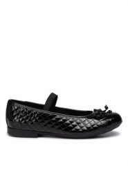 Geox Baleriny J Plie' B J5455B 000HH C9999 D Czarny. Czarne baleriny dziewczęce Geox, bez wzorów, ze skóry. Za 279.99 zł.