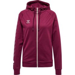 Damska bawełniana bluza z kapturem zapinana na zamek Hummel Move Grid. Fioletowe bluzy sportowe damskie HUMMEL, xs, z bawełny. Za 297.50 zł.