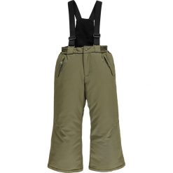Spodnie w kolorze khaki. Brązowe spodnie niemowlęce Lamino, bez wzorów, z materiału. W wyprzedaży za 102.95 zł.