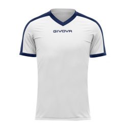 Koszulka piłkarska dla dorosłych Givova Revolution Interlock. Białe t-shirty sportowe męskie Givova, xl, bez ramiączek, do piłki nożnej. Za 33.00 zł.