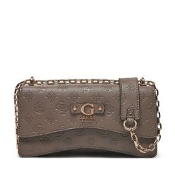 Torebka Guess. Brązowe torebki klasyczne damskie Guess, z aplikacjami, bez dodatków. Za 319.99 zł.