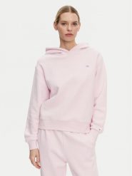 Tommy Hilfiger Bluza Contrast Flag WW0WW45979 Różowy Regular Fit. Czerwone bluzy bez kaptura damskie Tommy Hilfiger, xxs, z bawełny. Za 339.99 zł.
