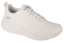 Buty do chodzenia damskie Skechers 117209SAGE. Białe buty sportowe na co dzień damskie Skechers, bez wzorów, z materiału, trekkingowe. Za 253.85 zł.