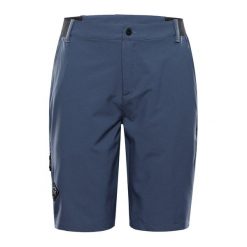 Szorty męskie turystyczne Alpine Pro Zamb 4. Niebieskie szorty męskie Alpine Pro, z elastanu, bez kołnierzyka. Za 239.00 zł.