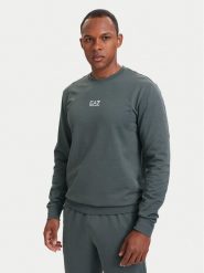 EA7 Emporio Armani Bluza 8NPM30 PJVRZ U8085 Szary Regular Fit. Szare bluzy bez kaptura męskie EA7 Emporio Armani, m, z bawełny. Za 424.99 zł.