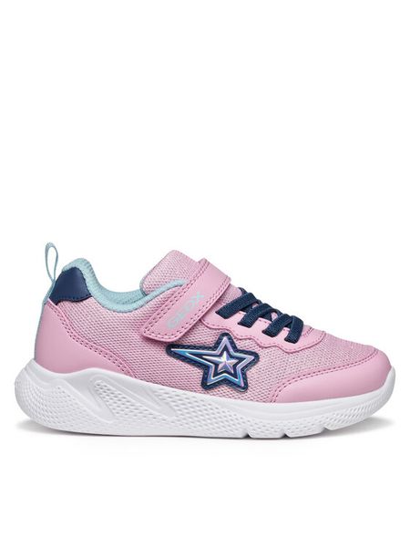 Geox Sneakersy J Sprintye J55FWA 0AS54 CE84B M Różowy. Czerwone buty sportowe dziewczęce Geox, bez wzorów, z materiału, bez zapięcia. Za 129.99 zł.