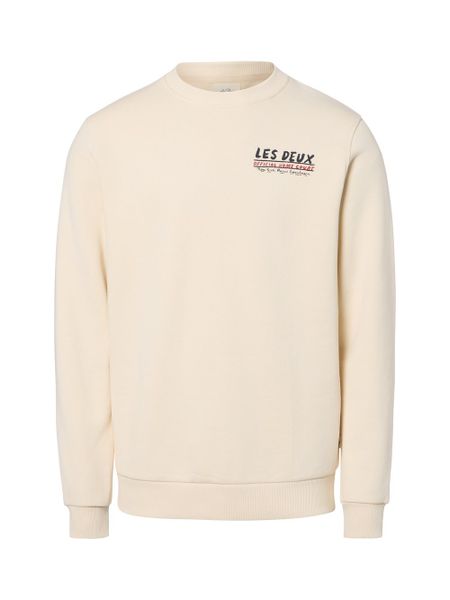 Les Deux Bluza Mężczyźni Bawełna (100%) beżowy, XXL. Brązowe bluzy bez kaptura męskie Les Deux, m, z bawełny. Za 599.95 zł.