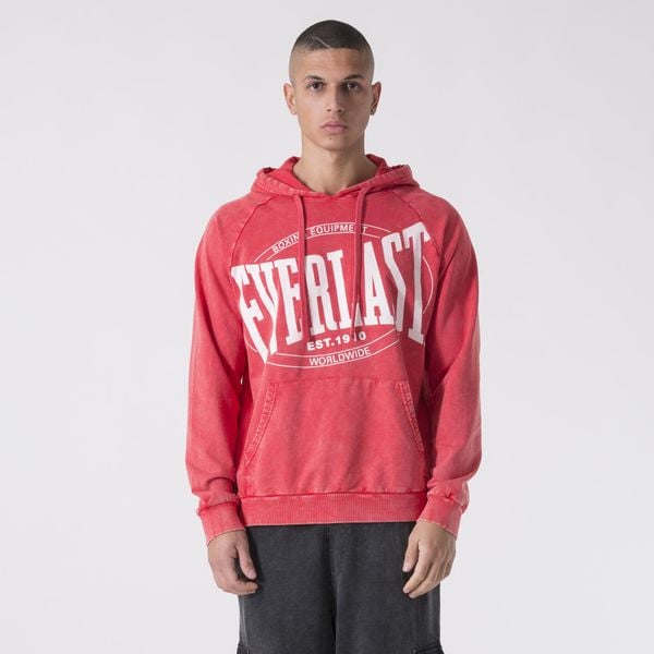 Bluza Z Kapturem Do Treningu I Boksu Czerwony Ognia Bawelna. Czerwone bluzy z kapturem męskie Everlast, l, z bawełny. Za 367.20 zł.