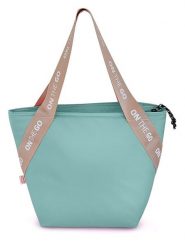 IRIS Barcelona Torba termiczna "On the go" w kolorze turkusowym na lunch - 33,5 x 24 x 14 cm rozmiar: onesize. Niebieskie torebki klasyczne damskie IRIS Barcelona, bez wzorów, z materiału, bez dodatków. Za 69.91 zł.