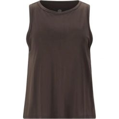 Damski tank top Athlecia Haze. Brązowe topy damskie Athlecia, bez wzorów, bez ramiączek. Za 136.50 zł.