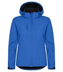 Clique Classic Softshell Hoody Women – 3-warstwowy softshell z recyklingu –. Niebieskie kurtki softshell damskie CLIQUE, xl, bez wzorów, z softshellu, z kapturem. Za 304.15 zł.