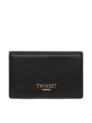 TWINSET Portfel 252TL8013 Czarny. Czarne portfele damskie Twinset, bez wzorów, ze skóry. Za 359.99 zł.