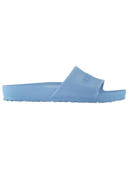 Birkenstock Klapki "Arizona" w kolorze błękitnym rozmiar: 40. Niebieskie klapki damskie Birkenstock, bez wzorów, bez obcasa. Za 209.82 zł.