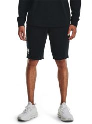 Under Armour Szorty dresowe w kolorze czarnym rozmiar: L. Czarne szorty męskie Under Armour, z dresówki, bez kołnierzyka. Za 100.75 zł.