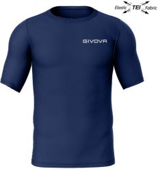 Męska koszulka sportowa Givova Corpus 2 niebieska. Niebieskie t-shirty sportowe męskie Givova, m, z elastanu, bez ramiączek, na fitness i siłownię. Za 74.99 zł.