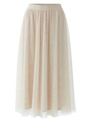 Oui Spódnica tiulowa w kolorze jasnoróżowym rozmiar: 42. Różowe spódniczki damskie Oui, bez wzorów, z tiulu, z podwyższonym stanem, midi. Za 258.52 zł.