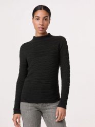 TAIFUN Sweter w kolorze czarnym rozmiar: 44. Czarne golfy damskie Taifun, bez wzorów, bez ramiączek. Za 199.95 zł.