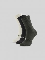 4F Skarpetki długie (3-pack) męskie - multikolor 39-42. Skarpetki męskie 4f, bez wzorów. Za 59.99 zł.