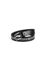 Bikkembergs Pasek | E2CPME351194 | Mężczyzna | Czarny. Czarne paski męskie Bikkembergs, bez wzorów, ze skóry. W wyprzedaży za 349.00 zł.