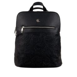 Torbo plecak skórzany damski TPD491s33t4. Czarne plecaki damskie bez wzorów. Za 400.00 zł.