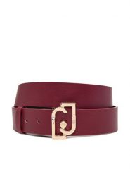 Liu Jo Pasek Damski Hips Belt 3,5 Cm AF5238 E0077 Bordowy. Czerwone paski damskie Liu Jo, bez wzorów, ze skóry. Za 269.99 zł.