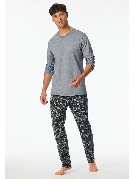 Schiesser Koszulka piżamowa w kolorze szarym rozmiar: 52. Szare piżamy męskie Schiesser, bez wzorów, z bawełny, bez ramiączek. Za 104.64 zł.