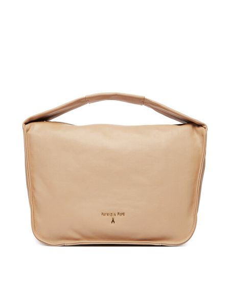 Patrizia Pepe Torebka 8B0314/L177-R874 Beżowy. Brązowe torebki klasyczne damskie Patrizia Pepe, bez wzorów, ze skóry, bez dodatków. Za 1,129.00 zł.