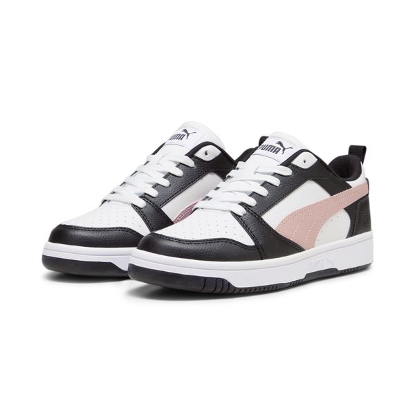 Buty do chodzenia męskie PUMA Rebound V6 Low. Białe obuwie do biegania damskie Puma. Za 310.80 zł.